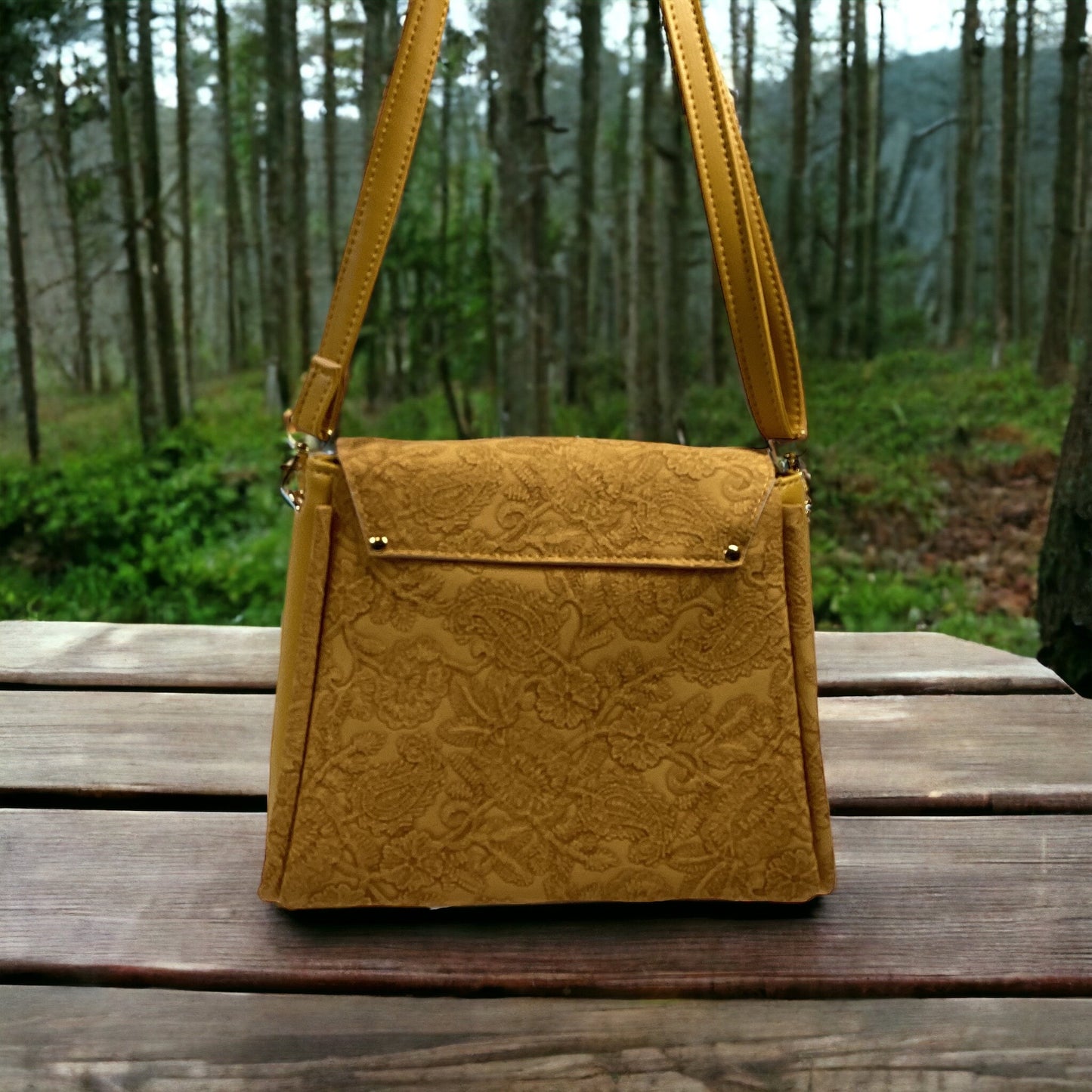 The Belen Bag-Golden Crust Crossbody