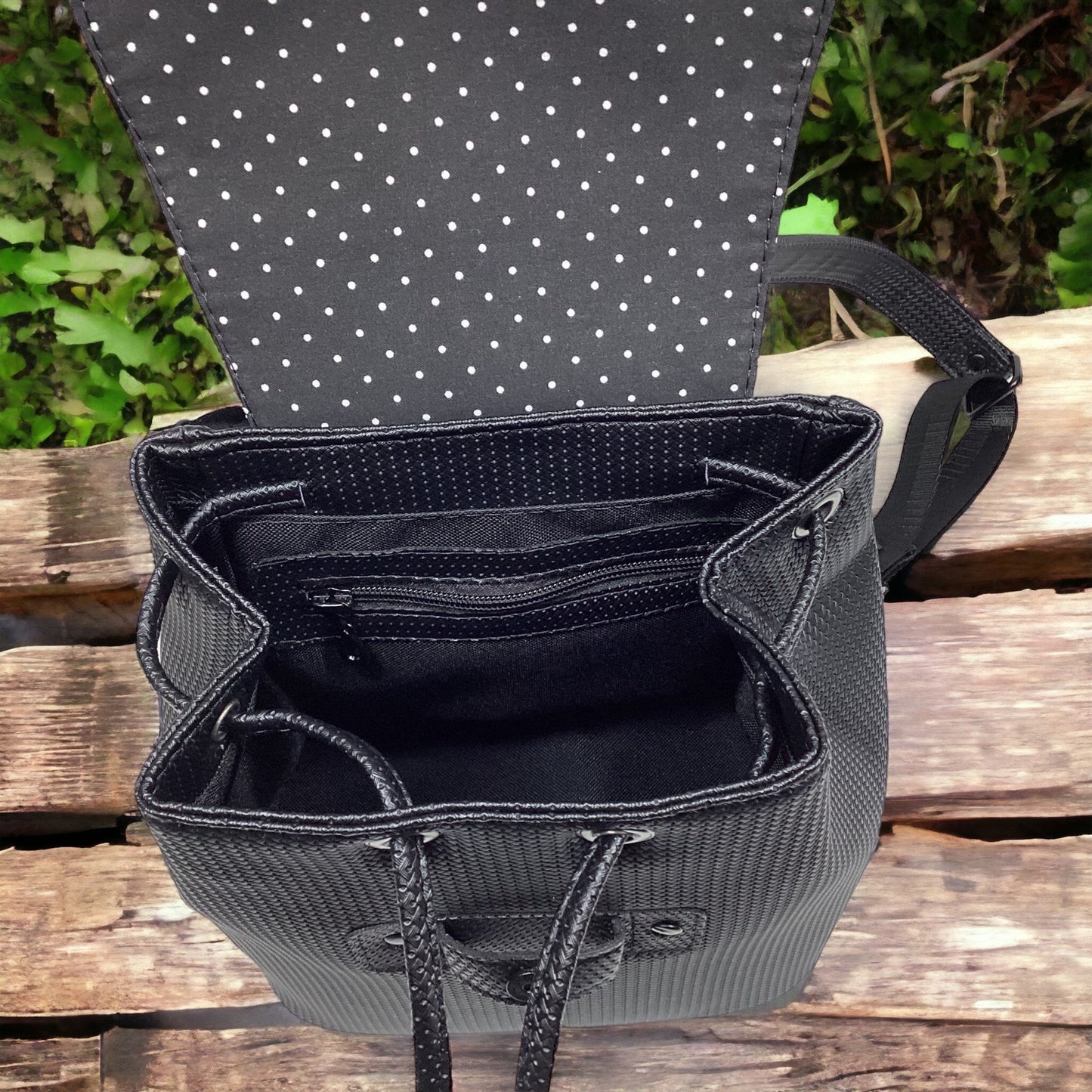 The Mayfield Backpack- Black Trex Vinyl
