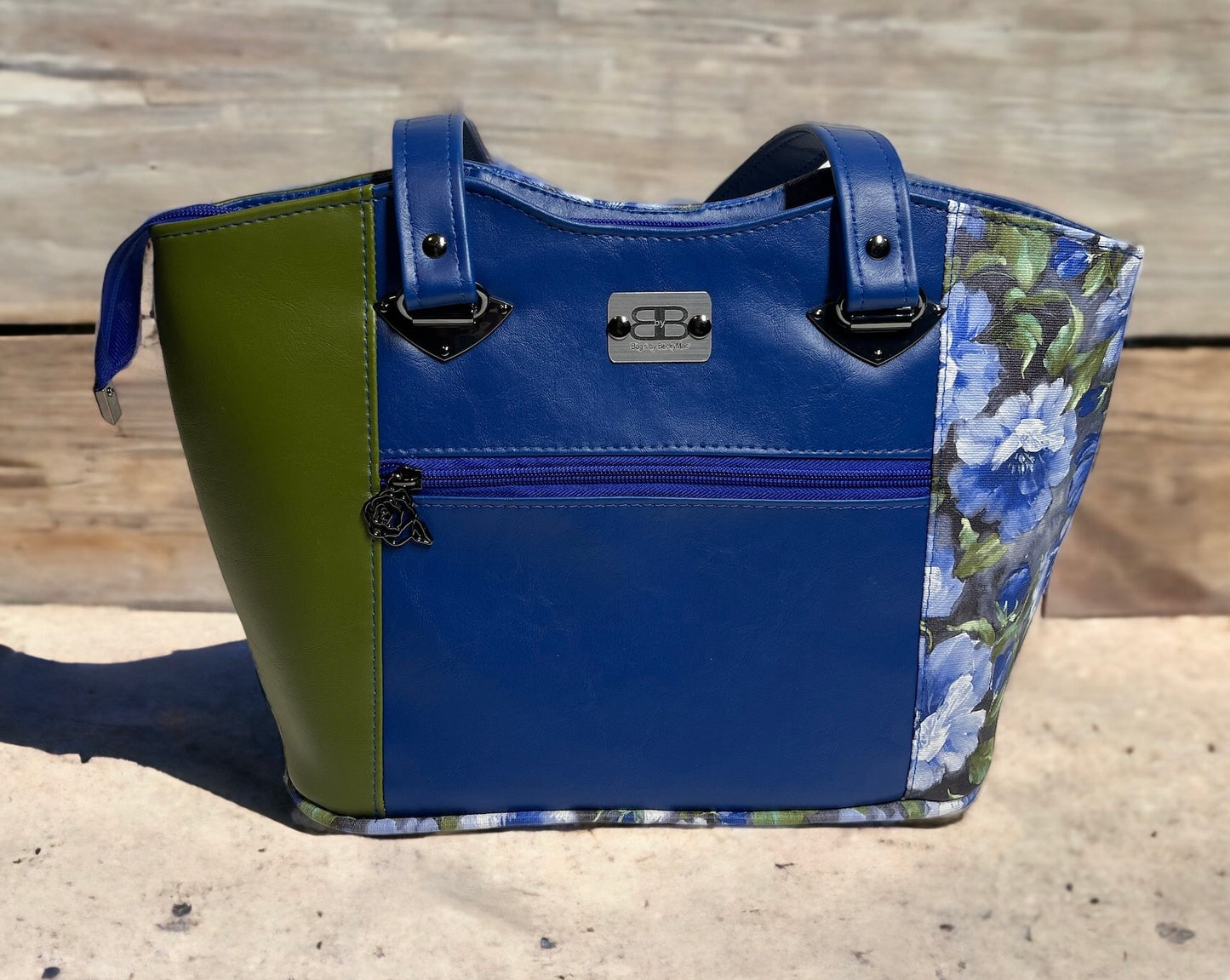 Gaviota Bag - Blue & Green