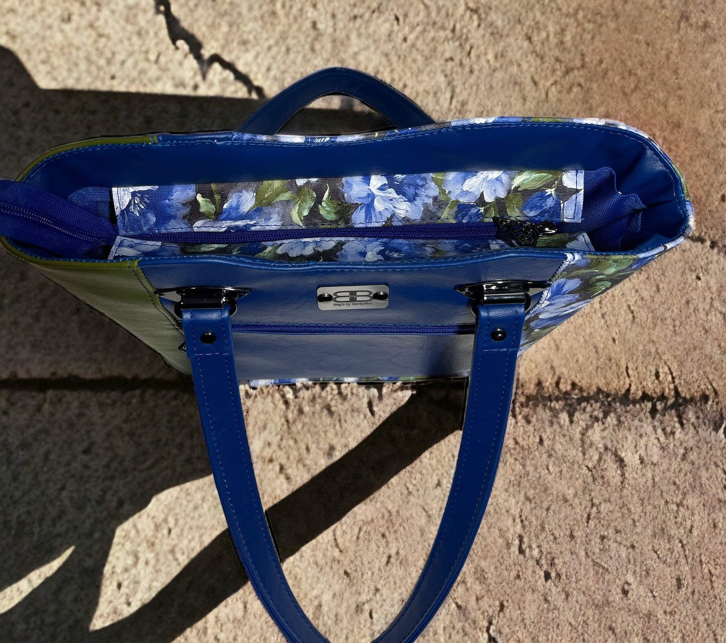 Gaviota Bag - Blue & Green