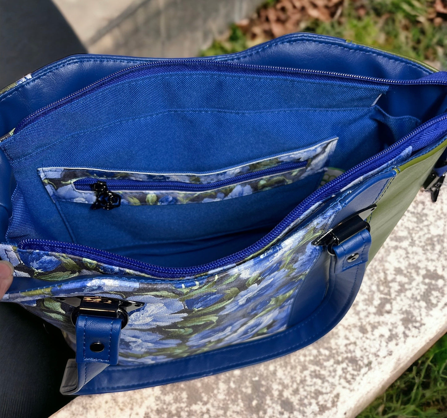 Gaviota Bag - Blue & Green