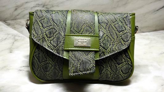 Mukava Bag green snake vinyl