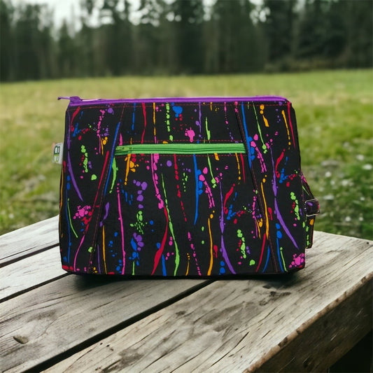 Paint Drip Crossbody Bag