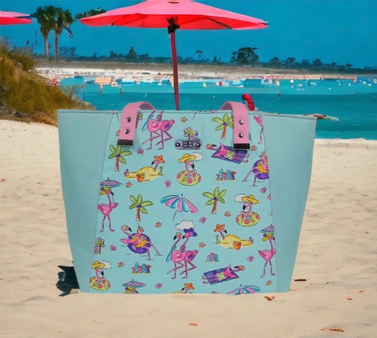 The Everyday Tote - FLAMINGO FUN IN THE SUN